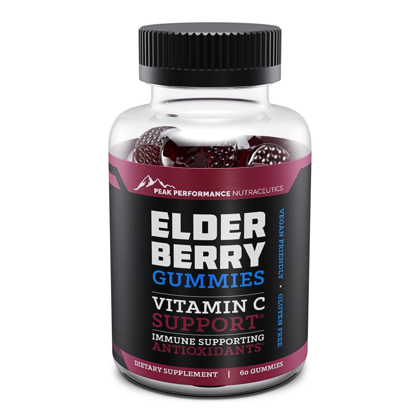 Elderberry Gummies - Peak Performance Nutraceutics